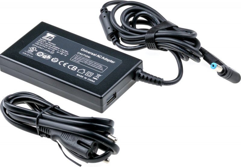 T6 Power SLIM univerzální adaptér k notebooku 90W AC + 10W USB, 11 konektorů - obrázek produktu