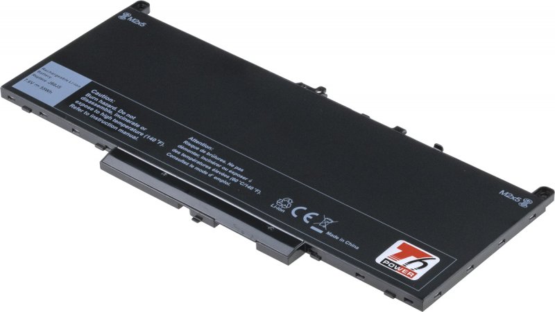 Baterie T6 Power Dell Latitude E7270, E7470, 12 E7270, 14 7470, 7200mAh, 55Wh, 4cell, Li-pol - obrázek produktu