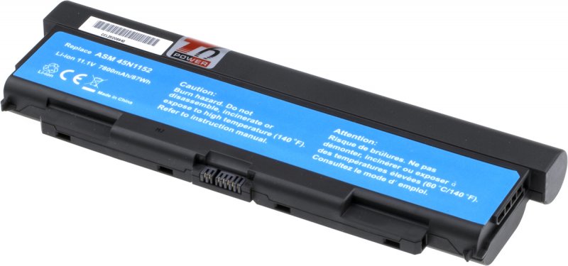 Baterie T6 Power Lenovo ThinkPad T440p, T540p, W540, L440, L540 serie, 7800mAh, 87Wh, 9cell - obrázek produktu