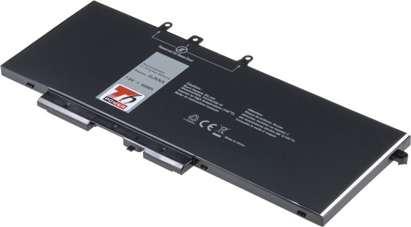 Baterie T6 Power Dell Latitude 5280, 5290, 5480, 5490, 5580, 5590, 8950mAh, 68Wh, 4cell, Li-pol - obrázek produktu