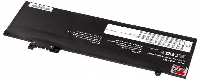 Baterie T6 Power Lenovo ThinkPad T480s serie, 4950mAh, 57Wh, 3cell, Li-Pol - obrázek č. 1