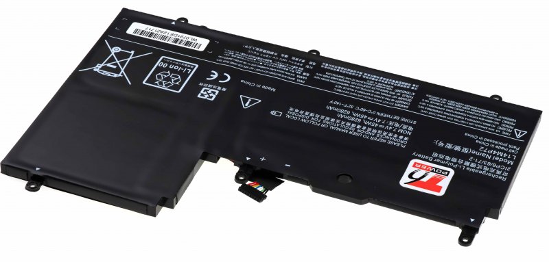 Baterie T6 Power Lenovo IdeaPad Yoga 3 14, 3 1470, Yoga 700-14ISK, 6280mAh, 45Wh, 4cell, Li-pol - obrázek č. 1