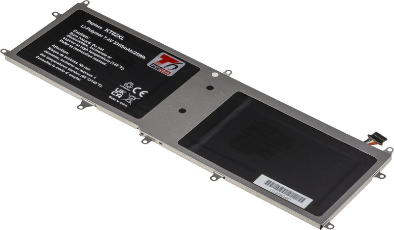 Baterie T6 Power HP Pro X2 612 G1 Keyboard, 3380mAh, 25Wh, 2cell, Li-pol - obrázek produktu