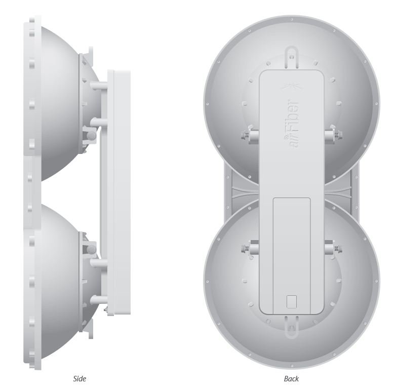 Ubiquiti AirFiber AF-5,1Gbps+Backhaul, 5.4-5.8GHz (cena za ks) - obrázek č. 1
