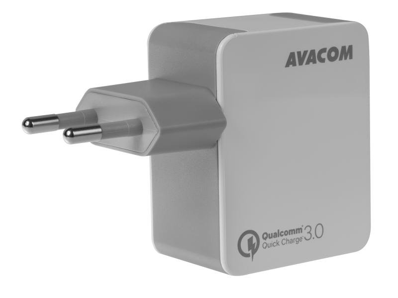 AVACOM HomeMAX síťová nabíječka Qualcomm Quick Charge 3.0, bílá - obrázek č. 2