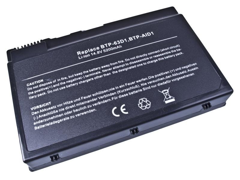 Acer TravelMate 2410 series, C300 series BTP-63D1 Li-Ion 14,8V 5200mAh 77Wh - obrázek produktu