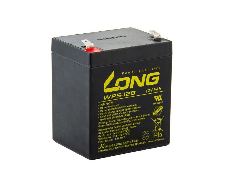 LONG baterie 12V 5Ah F2 (WP5-12) - obrázek produktu