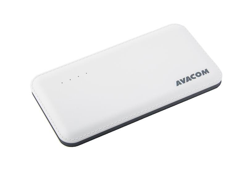 AVACOM externí baterie PWRB-8001W, Li-Pol, kapacita 8000mAh, výstup 5V/2.1A, bílá - obrázek produktu