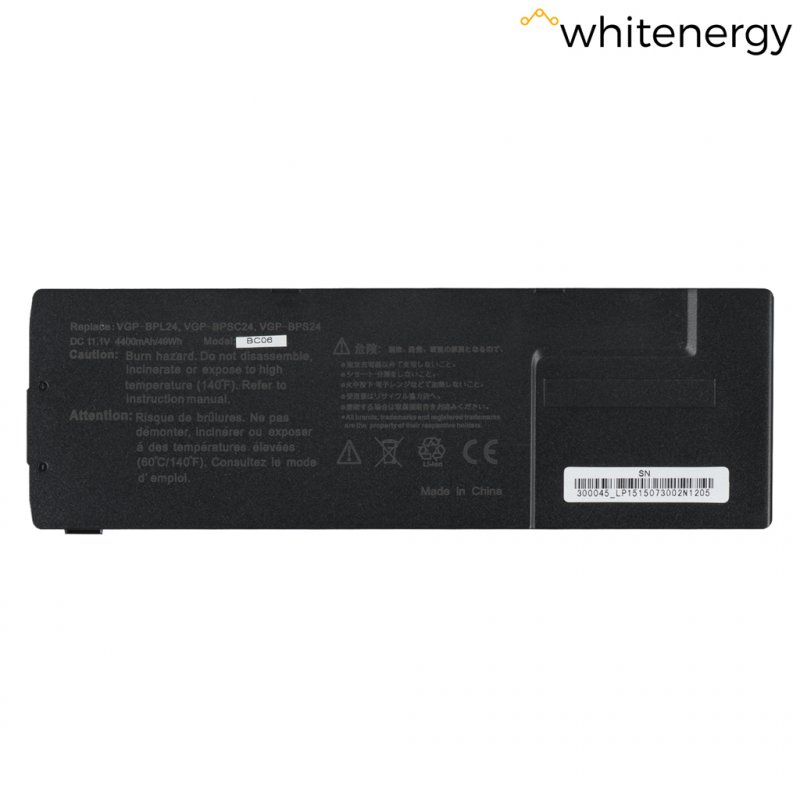 WE baterie Sony VGP-BPS24 11.1V 4400mAh Black - obrázek produktu