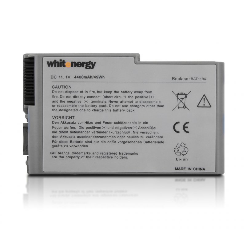 WE baterie pro Dell Latitude D500 11,1V 4400mAh - obrázek č. 3