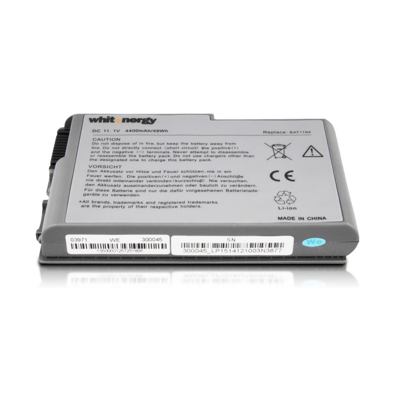 WE baterie pro Dell Latitude D500 11,1V 4400mAh - obrázek č. 2