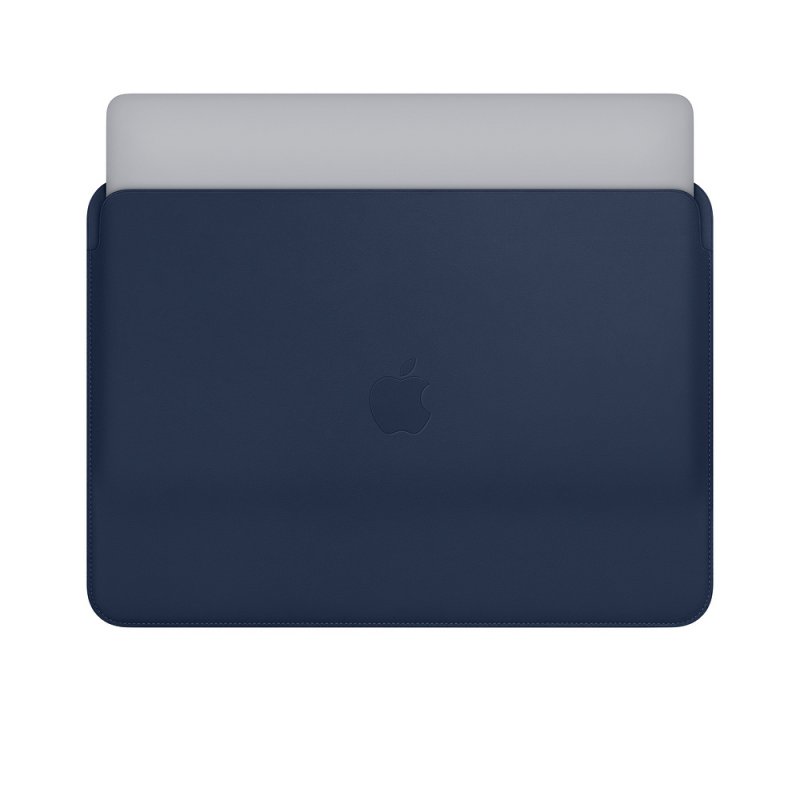 Leather Sleeve pro MacBook Pro 13 - Midnight Blue - obrázek č. 3