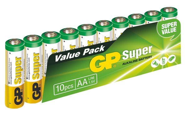GP Super Alkaline 10ks AA - obrázek produktu