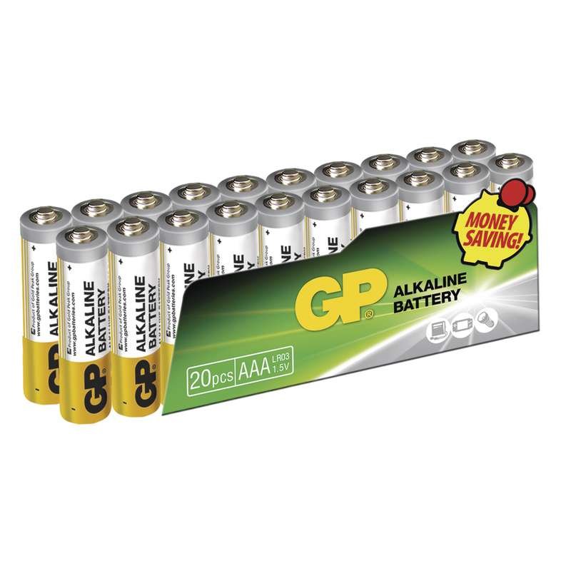 GP Super Alkaline 20ks AAA - obrázek produktu