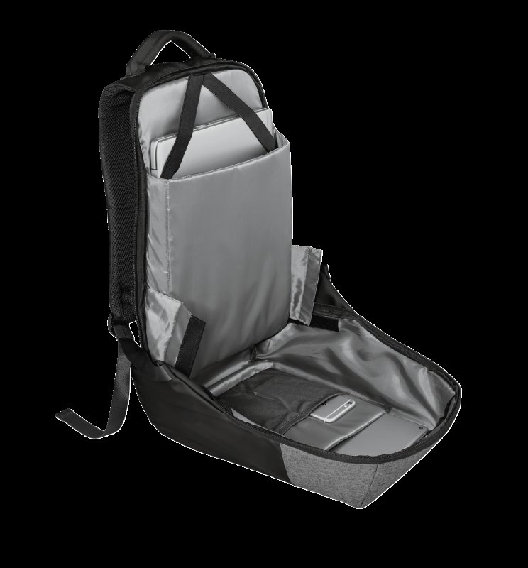 TRUST TRUNox Anti-theft Backpack for 16" laptops - black - obrázek č. 3