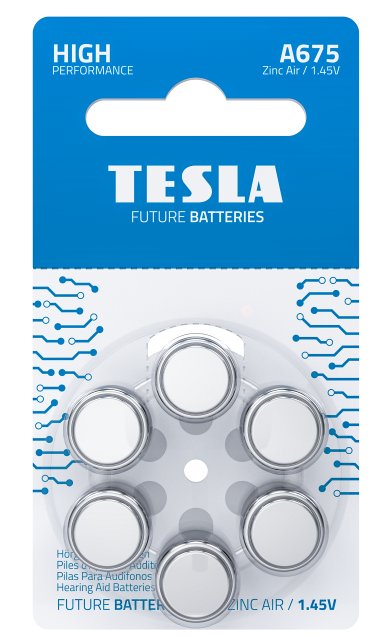 TESLA - baterie do naslouchadel A675 - obrázek produktu