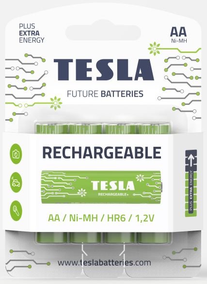 TESLA - nabíjecí baterie AA, 4ks - obrázek produktu