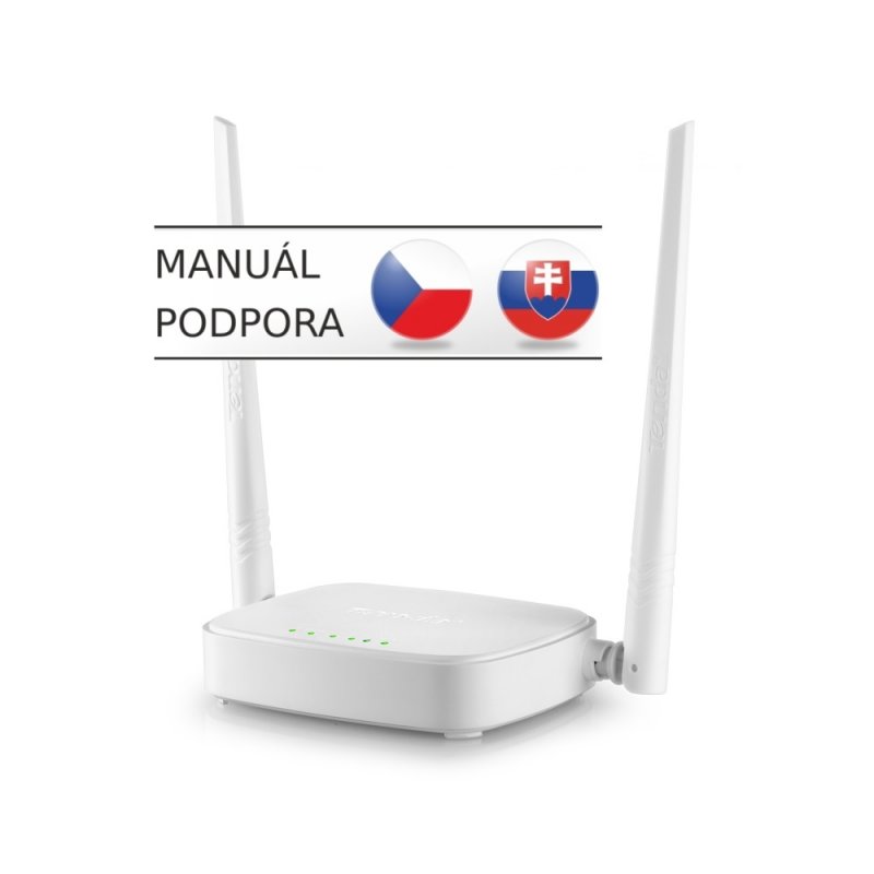 Tenda N301 WiFi N Router 802.11 b/ g/ n, 300 Mbps, WISP, Universal Repeater, AP, 2x 5 dBi antény - obrázek produktu
