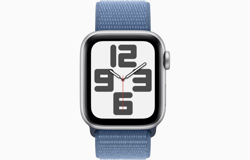 Apple Watch SE Cell/ 44mm/ Silver/ Sport Band/ Winter Blue - obrázek č. 1
