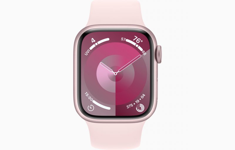 Apple Watch S9 Cell/ 41mm/ Pink/ Sport Band/ Light Pink/ -M/ L - obrázek č. 1