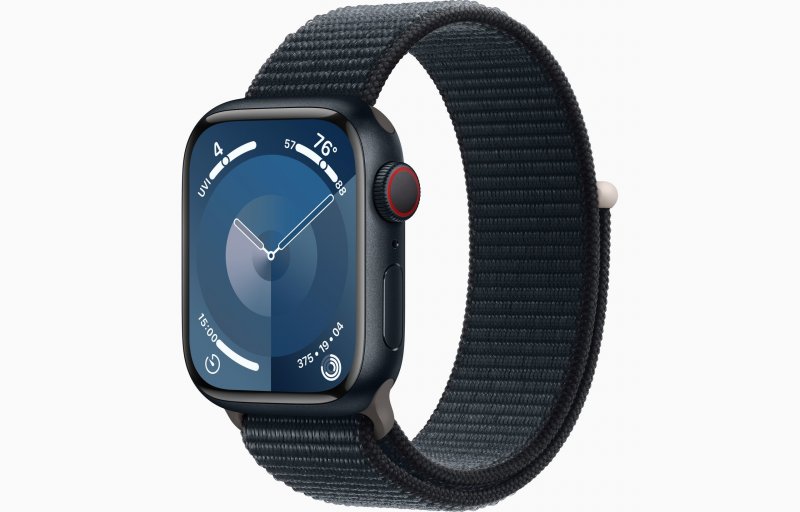 Apple Watch S9 Cell/ 45mm/ Midnight/ Sport Band/ Midnight - obrázek produktu