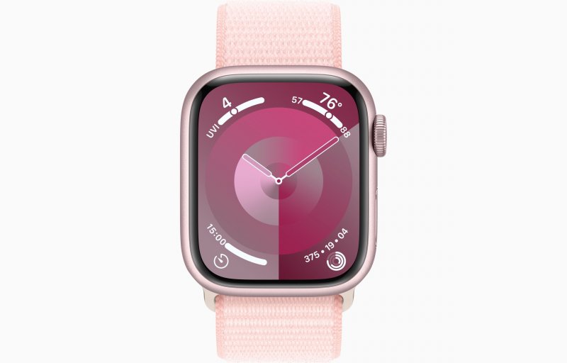 Apple Watch S9/ 45mm/ Pink/ Sport Band/ Light Pink - obrázek č. 1