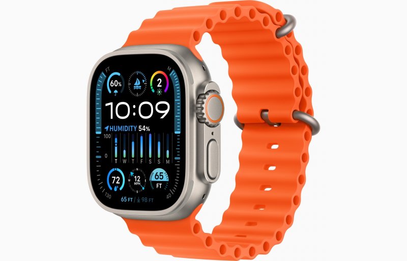 Apple Watch Ultra 2/ 49mm/ Titan/ Sport Band/ Orange Ocean - obrázek produktu