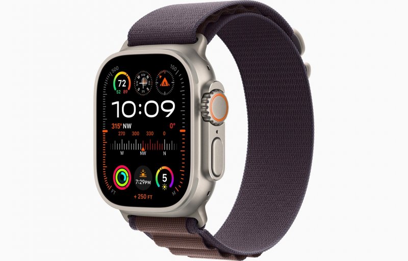 Apple Watch Ultra 2/ 49mm/ Titan/ Sport Band/ Indigo Alpine/ Small - obrázek produktu