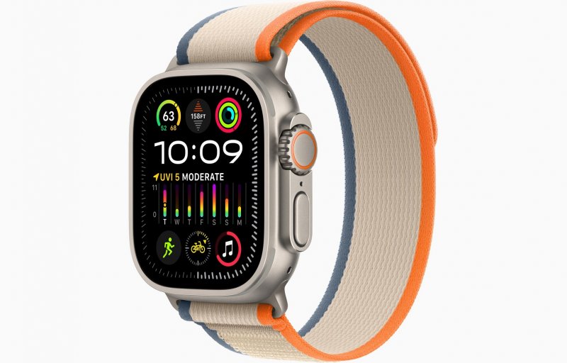 Apple Watch Ultra 2/ 49mm/ Titan/ Sport Band/ Orange-Beige Trail/ -S/ M - obrázek produktu