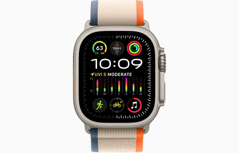 Apple Watch Ultra 2/ 49mm/ Titan/ Sport Band/ Orange-Beige Trail/ -M/ L - obrázek č. 1