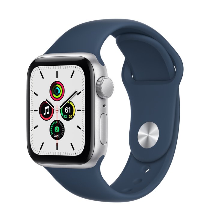 Apple Watch SE/ 40mm/ Silver/ Sport Band/ Blue - obrázek produktu