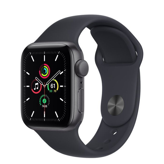 Apple Watch SE/ 40mm/ Space Grey/ Sport Band/ Midnight - obrázek produktu
