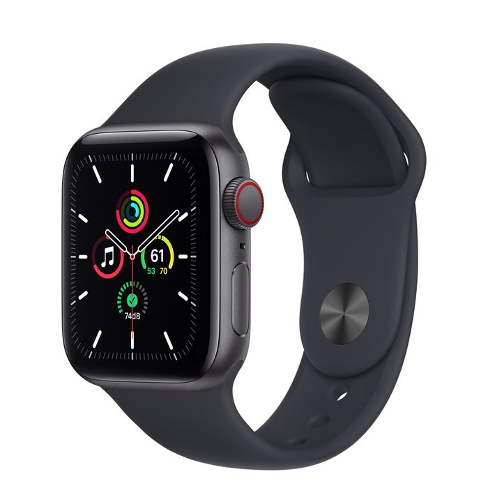 Apple Watch SE Cell/ 40mm/ Space Grey/ Sport Band/ Midnight - obrázek produktu