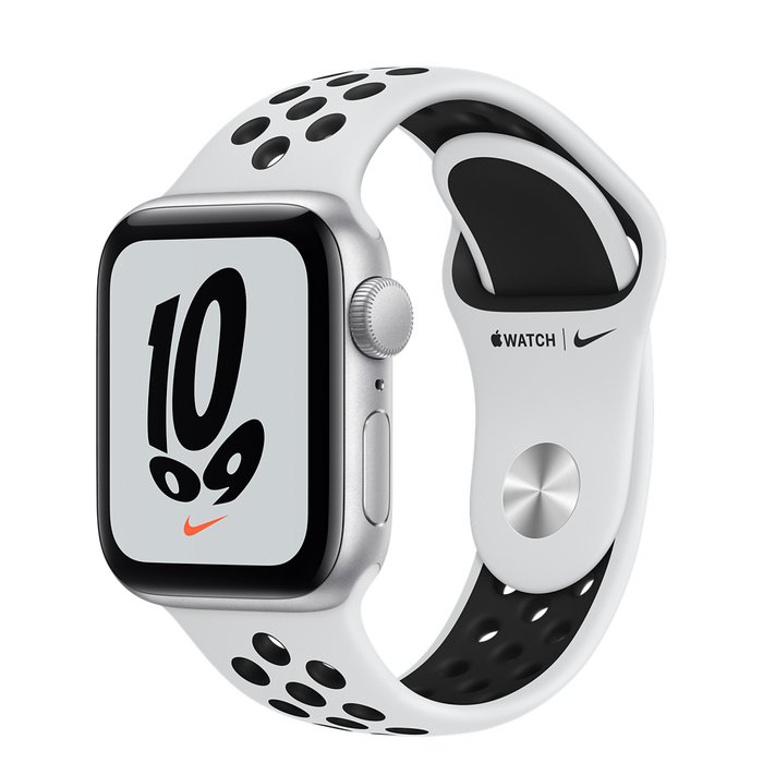 Apple Watch Nike SE/ 40mm/ Silver/ Sport Band/ White - obrázek produktu
