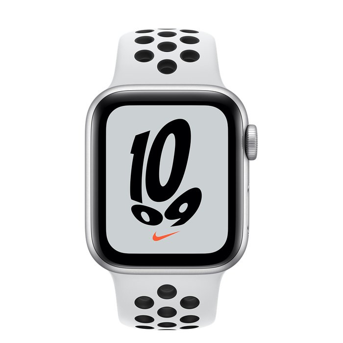 Apple Watch Nike SE/ 40mm/ Silver/ Sport Band/ White - obrázek č. 1