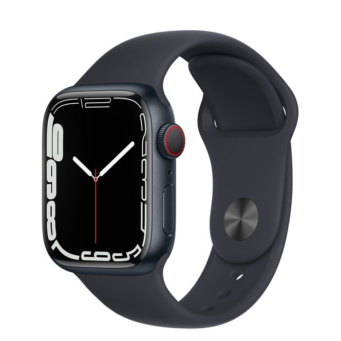 Apple Watch S7 Cell/ 41mm/ Midnight/ Sport Band/ Midnight - obrázek produktu