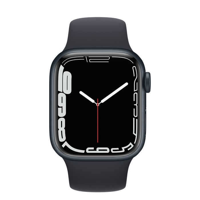 Apple Watch S7 Cell/ 41mm/ Midnight/ Sport Band/ Midnight - obrázek č. 1