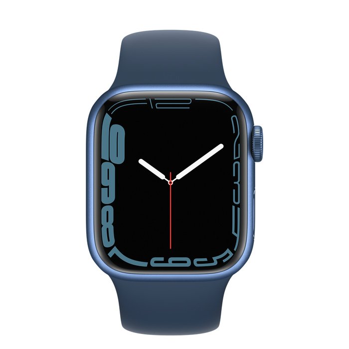 Apple Watch S7 Cell/ 41mm/ Blue/ Sport Band/ Blue - obrázek č. 1
