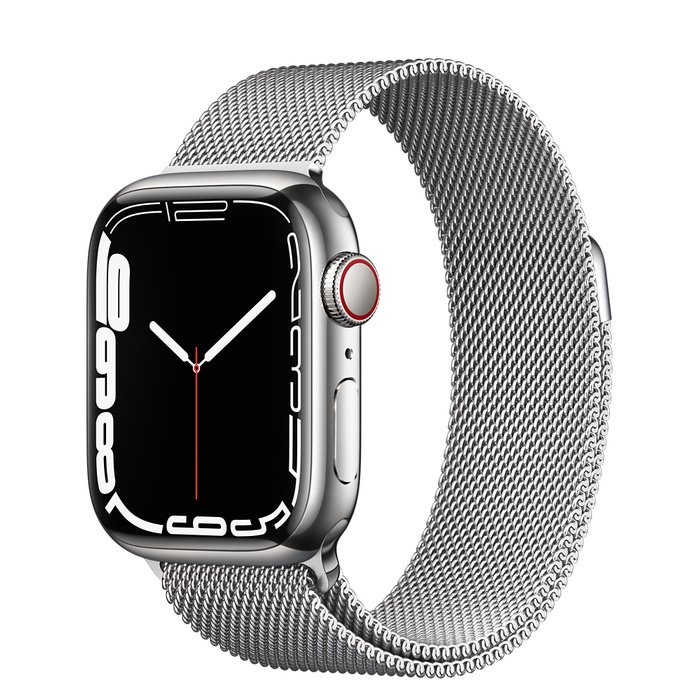 Apple Watch S7 Cell/ 41mm/ Silver/ Elegant Band/ Silver - obrázek produktu