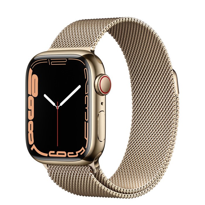 Apple Watch S7 Cell/ 41mm/ Gold/ Elegant Band/ Gold - obrázek produktu