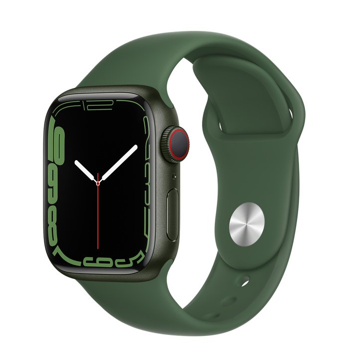 Apple Watch S7 Cell/ 45mm/ Green/ Sport Band/ Green - obrázek produktu
