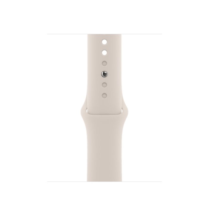 Apple Watch S7 Cell/ 45mm/ Silver/ Sport Band/ Starlight - obrázek produktu