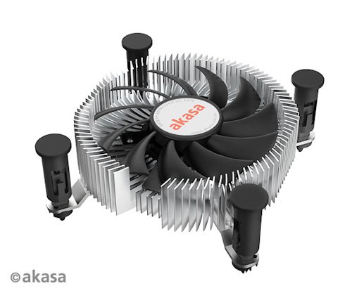 AKASA chladič CPU - hliníkový LGA1700 - itx - obrázek produktu