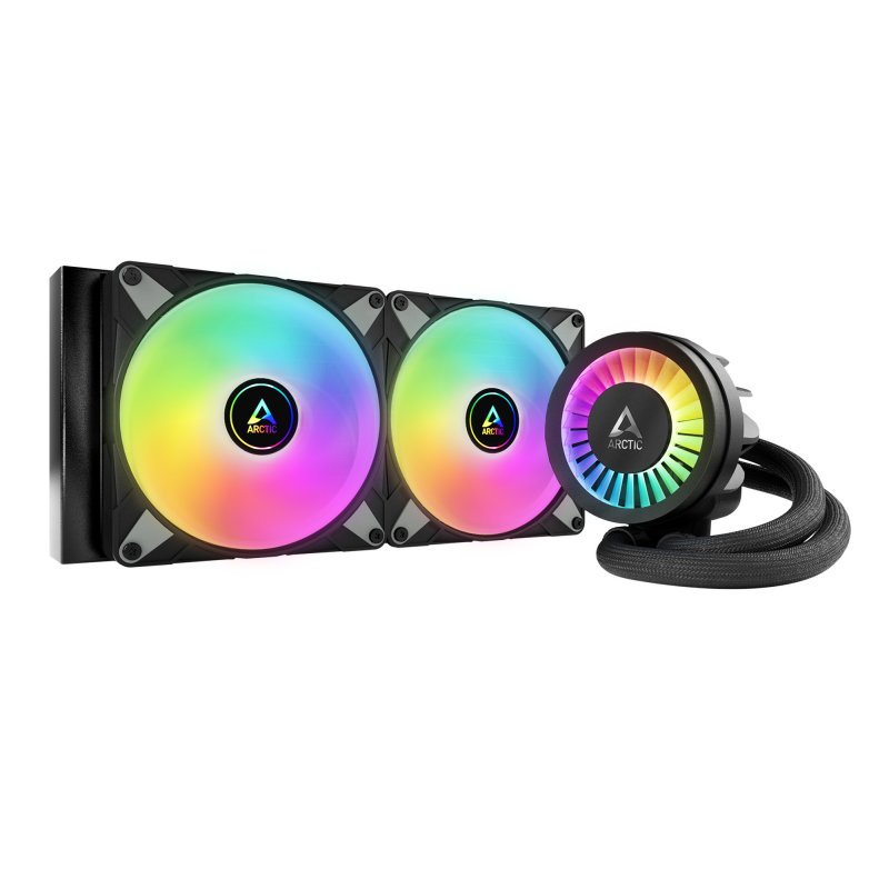 ARCTIC Liquid Freezer III - 280 A-RGB (Black) : All-in-One CPU Water Cooler with 280mm radiator and - obrázek produktu