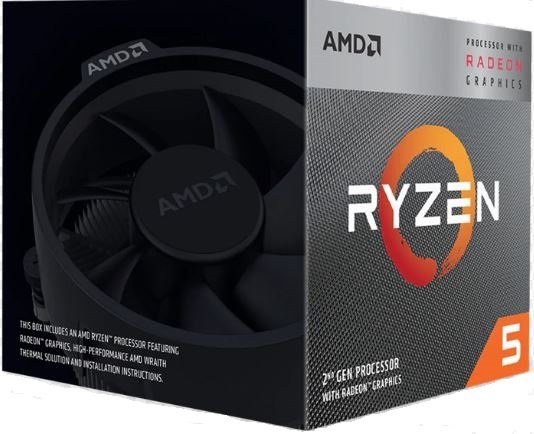 CPU AMD Ryzen 5 3400G 4core (3,7GHz) Wraith - obrázek produktu