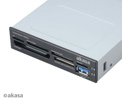 AKASA int. USB 3.0 interní čtečka karet + USB 3.0 - obrázek produktu