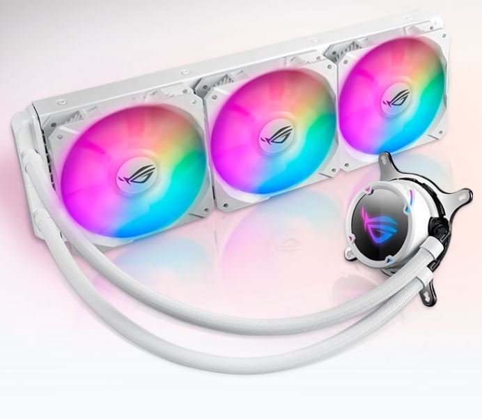 ASUS ROG STRIX LC 360 RGB White Edition AURA SYNC - obrázek produktu