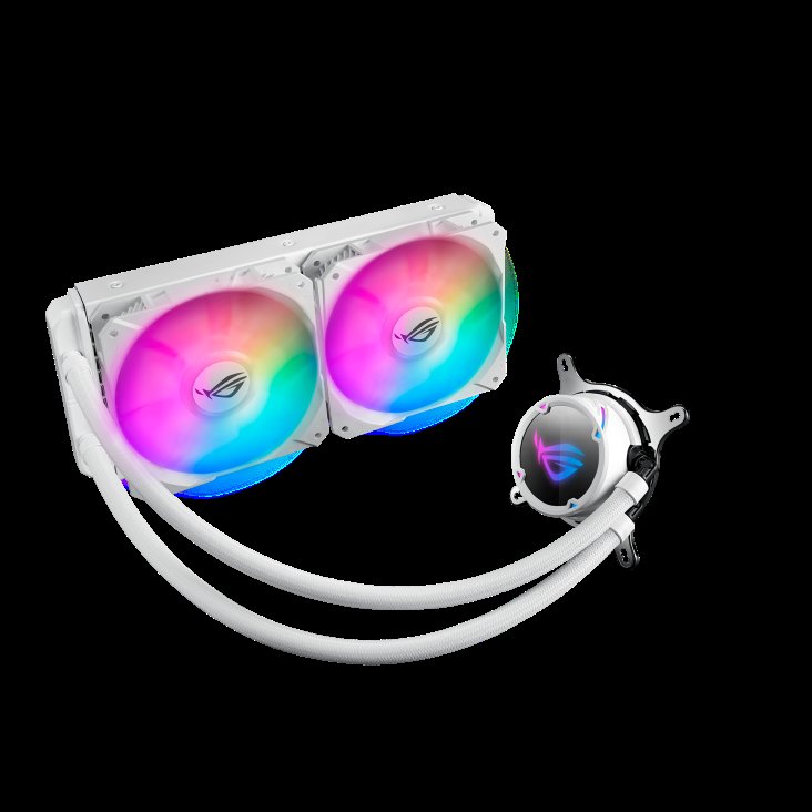 ASUS ROG STRIX LC 240 RGB White Edition AURA SYNC - obrázek produktu