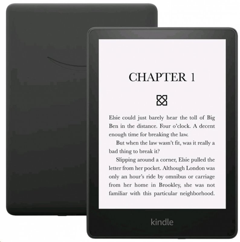 E-book AMAZON KINDLE PAPERWHITE 5 2021, SIGNATURE EDITION, 6,8" 32GB, QI nabíjení, BLACK, bez reklam - obrázek produktu