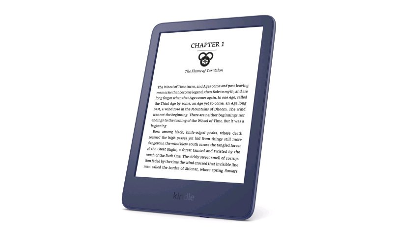 E-book AMAZON KINDLE TOUCH 2022, 16GB, SPECIAL OFFERS, modrý - obrázek produktu